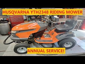 Husqvarna YTH2348 Riding Mower | Annual Service!
