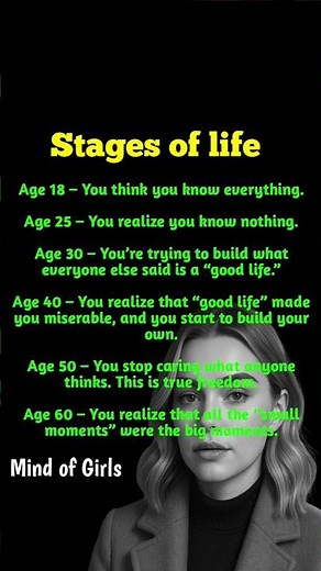 7 Stages of Life 🌍 | Psychology of Growth & Self-Discovery #psychology
