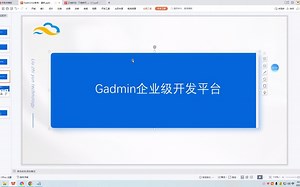 第三节.初识低代码开发平台Gadmin