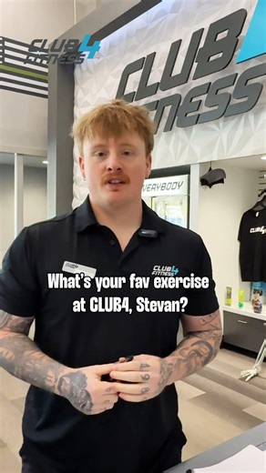 CLUB4 Grapevine on Instagram: "Halfway through December—keep repeating the choices that make you stronge, like Stevan! Here he shares his fav exercise to do at CLUB4 Fitness. Whats yours? #club4 #club4fitness #decemberfitgoals"