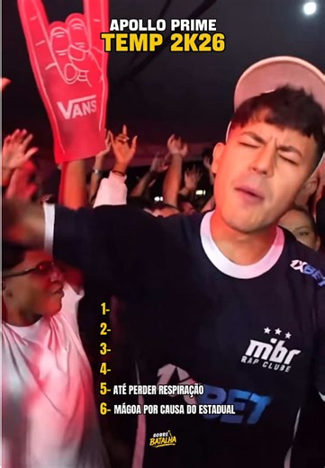 Apollo Volta Em 2026 Para Batalha De Rimas