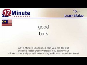 Learn Malay (Part 2)