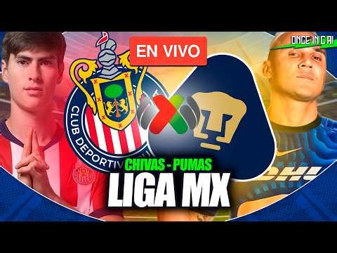 ASÍ EMPATARON CHIVAS Y PUMAS en la LIGA MX ¡2 A 2!