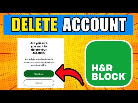 How To Delete H&R Block Account (2026) (New Method)
