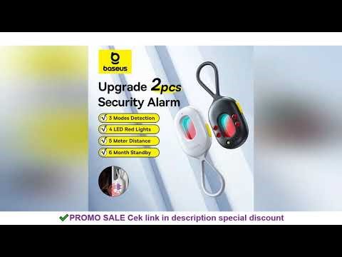 Baseus 2PCS Security Alarm Detector Upgrade Sound Protection Sensor for Door Window Camera Anti-thef