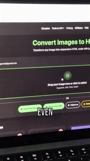 AI Turns Designs to Code in Seconds: Image to HTML, CSS & More!