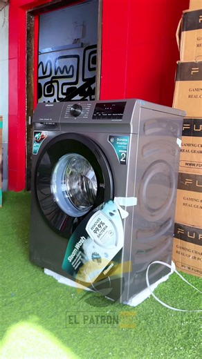 Hisense 8kg inverter Automatic washing machine. Would you like to shop for this? Send us a DM (@elpatronhubnigeria ) or click the link in bio to WhatsApp (0813 207 8010) 📍SHOWROOM: 14, Adesuwa Grammar School road, off Sapele road (After RCCG), Benin City, Edo State 📍 WAREHOUSES: We have warehouses in 13 states across Nigeria including Lagos, Abj and PH (only pickups and home/office delivery) Shop on our website: www.elpatronhub.com #benincitybusiness #inverterwashingmachine #washingmachine #ho