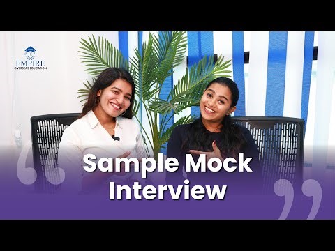 Mock Interview with a Student: Tips for Success in Real Interviews | Improve your interview skills