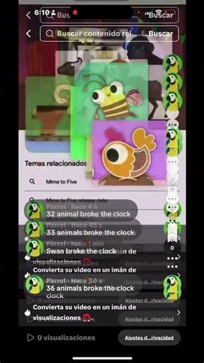 37 animals broke the clock