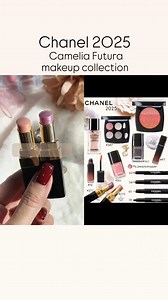 Chanel 2025 makeup collection 2025 Spring Camelia Futura lipstick Swatches. Remix @vocemagazine @chanel.beauty #chanelbeauty #chanelmakeup #chanellovers #chanelmakeupartist #chanelspring2025 #cometescollective #chanelleblanc #chanelnew #chanelspringsummer #chanellove #chanelcosmetics #chanelcollection | My Beauty Shopper