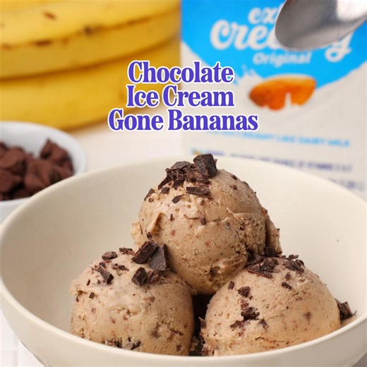 Your new summer fixation: Chocolate Banana Ice Cream. | Blue Diamond Almond Breeze | Facebook