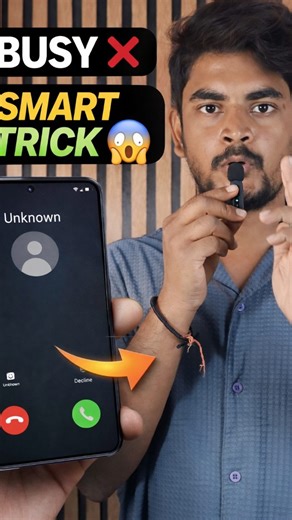 Chandan pandey on Instagram: "Raat ko Call aaye? 📞 Phone kabhi BUSY nahi dikhega 😱 | Hidden Android Trick” ‎ ‎Raat me kisi se baat kar rahe ho aur beech me call aa jaye? 😤 ‎Ab BUSY nahi dikhega ❌ ‎ ‎😎 Sirf 1 hidden setting se ‎📵 Call waiting ka jhanjhat khatam ‎⚡ Call smooth ‎🤫 Samne wale ko pata bhi nahi chalega ‎ ‎🔥 Android users ke liye MUST TRY trick ‎👉 Video end tak dekho ‎👉 Follow karo daily tech hacks ke liye #AndroidTrick #HiddenTrick #CallTrick #PhoneSettings #TechHindi"