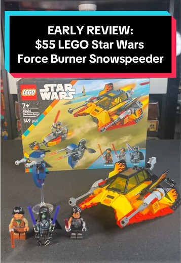 LEGO Star Wars Force Burner Snowspeeder Set 75414 Review