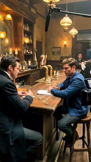 The Greatest Showman BTS: Bar Scene 🎬 #TheGreatestShowman #BTS #HughJackman #MovieShorts #FilmSet