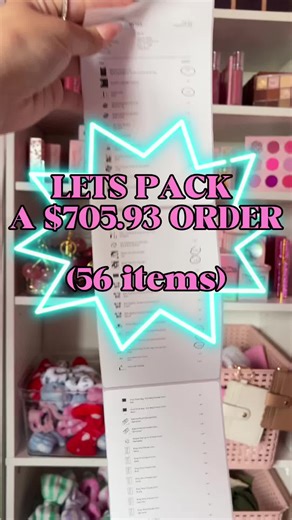 Such a huge order🤯What was your favorite item? 🎀🛍️ #pmk #pinkmoneykosmetics #fyp #asmr #CapCut