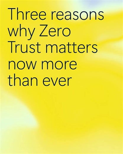 1.9K views · 55 reactions | Zero Trust is critical to securing data...