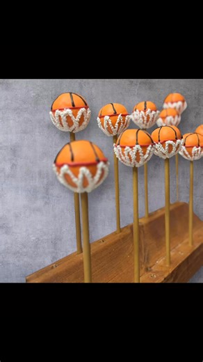 Nothing but net 🏀 These basketball cakepops were a fun custom order and turned out beautifully. Handcrafted, detailed, and made to impress—perfect for any basketball-themed celebration. #CustomCakePops #BasketballCakePops #CustomDesserts #HandcraftedSweets #DessertDetails #SweetTreats #ThemedDesserts #PartyDesserts #GameDayTreats #BasketballTheme #CustomOrders #SmallBusinessBakery #SupportSmallBusiness | ChocolateZ & FruitZ LLC