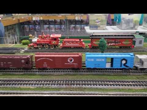 Milwaukee Road HO Scale Model Train at Eau Claire Train Show 2025