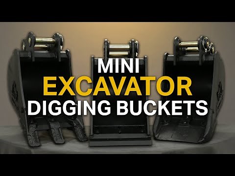 MINI EXCAVATOR DIGGING BUCKETS - Rhinox Group