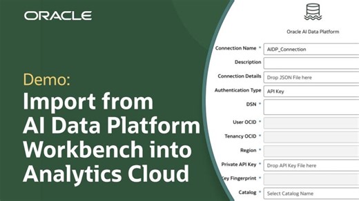 How to Create an AIDP Connection Using OAC Native Connector | Nishant Kumar