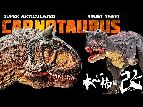 Nanmu Super Articulated "Smart Series" Carnotaurus Review!!! Both versions! Jurassic World!