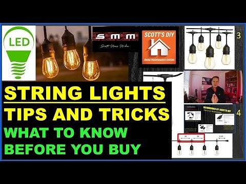 STRING LIGHTS Tips and Tricks - What to know before you buy