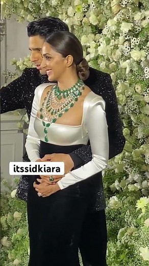 Sidharth & Kiara in their Wedding reception ✨❤️ #itssidkiara #kiaraadvani #sidharthmalhotra