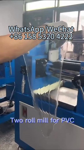 Two roll mixing mill for pvc material or rubber | Kiki Zhang