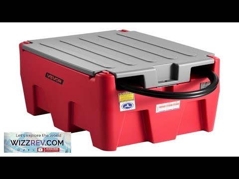 VEVOR Portable Diesel & Gasoline Tank 58 Gallon 10 GPM Flow Rate
