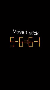 116K views · 104 reactions | Move 1 matchstick #matchstick #reels | Math Puzzle | Facebook