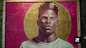 1M views · 3.7K shares | Artists Brandan BMike Odums and Aron Belka Art, speak directly to the tragedy of Hurricane Katrina in their collaborative piece about human experience. | Complex | Facebook