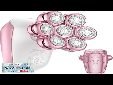 Electric Razors for Women Legs: Rechargeable Body Shaver Waterproof Wet Dry