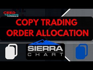How to set up copy trading in Sierra Chart for prop firms like APEX Trader Funding with Rithmic feed