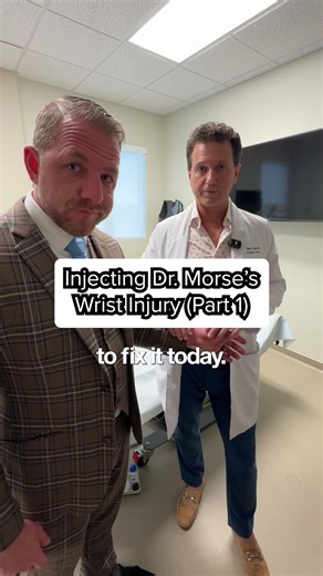 Wrist pain after a workout can be more than just soreness 💥 After benching and deadlifting, Dr. Morse developed pinpoint wrist pain that made everyday tasks like lifting a plate or opening a bottle nearly impossible. Today, we break down what’s actually causing the pain and how targeted treatment can help restore function and relieve frustration. From diagnosis to injection, this is a real look at injury, anatomy, and recovery in action. #WristPain #SportsInjury #RadialCollateralLigament #Worko