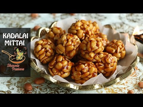 Kadalai Mittai Recipe | Kadalai Urundai Recipe | Peanut Candy Recipe