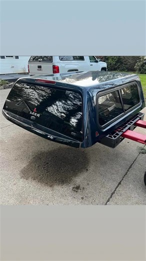 Truck Cap - F150 - 5.5ft LEER truck cap for a 2015-2024 Ford F150 with a 5.5' short bed. Paint code is "N1" called "Blue Jean Effect". Frameless rear door, solid front window. Side windows have slider. Has a carpeted interior liner Comes with clamps and key! | can load and install for you. Let me know if you have any questions! PRICE $600 #truckercaps #truckerhats #trucker #truckercap #caps #truckerhat #hats #truckerlife #truckerhatcustom #truckercustom #truckerswife #truckermurah #truckerwife #