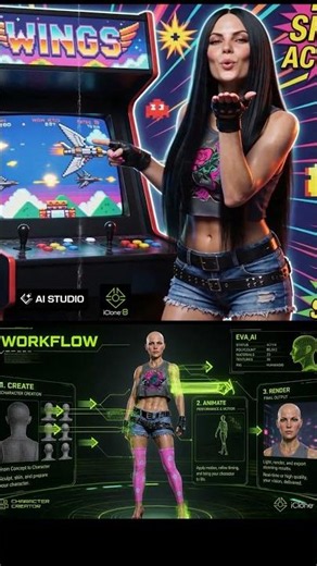 AI Studio #iclone8 #aistudio #ai #3danimation
