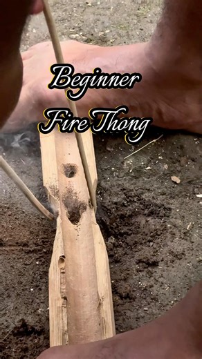 Beginner's fire rope #primitivefirelighting #bushcraft #survival #firemaking