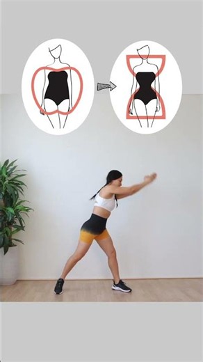 Transform your apple body shape to hourglass figure in 20 days, full workout ⬆️
