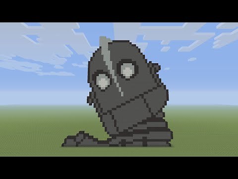 Minecraft Pixel Art - The Iron Giant