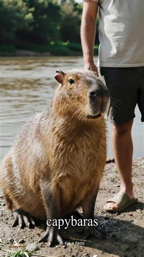 Epic Capybara Facts That'll Make You Smile #wildlife