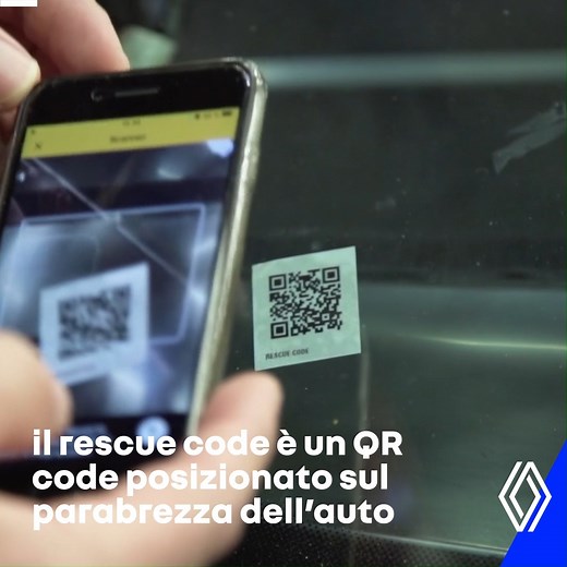 1.1K views · 15 reactions | #SoTechnault: i modelli #Renault sono dotati di Rescue Code, un QR code che consente ai vigili del fuoco di accedere alle informazioni strutturali dell'auto in caso di grave incidente, risparmiando fino a 15 minuti di tempo prezioso. | Renault | Facebook