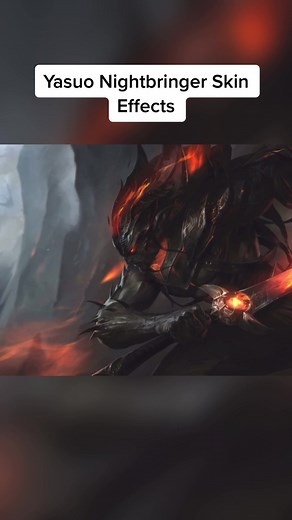 Nightbringer Yasuo Skin Effects in League of Legends: Wild Rift