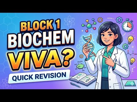 Block 01 Biochemistry Viva UHS MBBS 1sy year