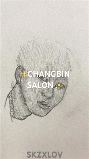 #SKZ CHANGBIN SALON (hehe he is bald) #changbinsalon #meme #funny #drawing #straykids #music #FYP