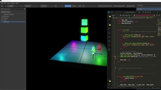 Custom Game Engine - Lua Scripting Autocomplete and Code Highlighting video