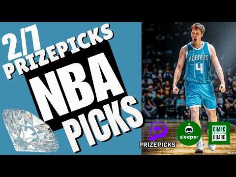 NBA PRIZEPICKS | TODAY NBA PICKS | SATURDAY | 2/7/2026 | NBA SLIPS | NBA PROPS