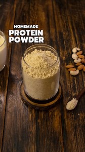 1.6M views · 8.7K reactions | Want a clean, natural and preservative-free protein boost? Try this Homemade Protein Powder made with everyday ingredients. It’s packed with fibre, healthy fats and plant-based protein. Want the full detailed step-by-step recipe? Comment ‘Recipe’ below! #HomemadeProteinPowder #ProteinMix #HealthyDrinks #CleanEating #NaturalProtein #KidsFriendly #HealthyRecipes #HomeCookingShow #HemaSubramanian #NutritionBoost | Home cooking | Facebook