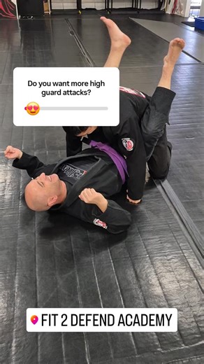 Fit 2 Defend Academy on Instagram: "Here is option one from our High Guard series @fit2defendacademy 1.) Armbar (leg over shoulder) #fit2dendacademy #gibjj #brazilianjiujitsu #lakecountyillinios #trainingvideos"