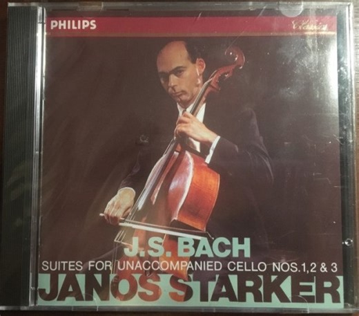 Johann Sebastian Bach, Janos Starker - Suites For Unaccompanied Cello Nos 1, 2 & 3
